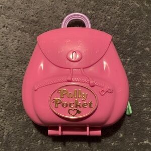Vintage Polly Pocket Jungle Adventure BackpackPlayset Used 1996 Not Complete